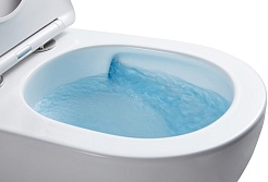 Azario Унитаз подвесной Grado AZ-0046-UQ1 безободковый белый – фотография-7