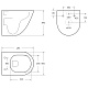 BelBagno Чаша унитаза безободкового Amanda BB051CH-TOR-FC смыв TORNADO, без сиденья – картинка-26