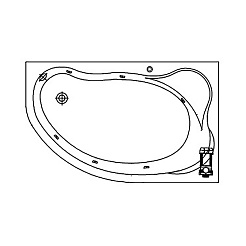 Kolpa San  Акриловая ванна Amadis NEW R STANDART – фотография-4