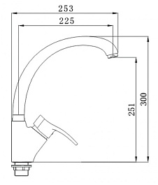Raiber Смеситель для кухни Zoom R4004 – фотография-2