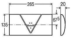 Viega Кнопка смыва Visign for Life 1 406912 хром – фотография-2