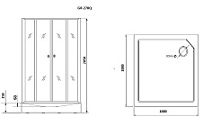 Grossman Душевая кабина 100x100 GR-270QR – фотография-7