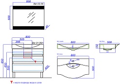 Aqwella Мебель для ванной Бергамо 80 белая – фотография-4