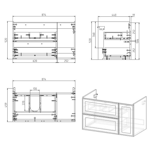 Alvaro Banos Тумба с раковиной Barcelona 90 – фотография-8