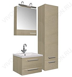 Aquanet Мебель для ванной Нота 58 камерино светлый дуб (230293) – фотография-2