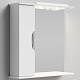 Водолей Зеркальный шкаф Лира 75 L белый – фотография-6