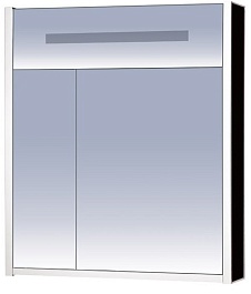 Misty Зеркало-шкаф для ванной Джулия 65 черный – фотография-1