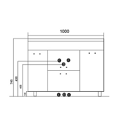 Mixline Мебель для ванной Этьен 100 – фотография-3