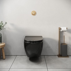 Grossman Унитаз подвесной Color GR-4455BS черный – фотография-7