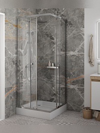 Teymi Душевой уголок Helmi 80х80 с поддоном T00601 – фотография-15