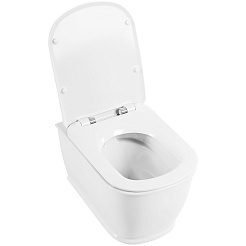 BelBagno Унитаз подвесной Prado BB10150CH/BB10150SC безободковый – фотография-4