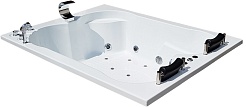 Royal Bath Акриловая ванна HARDON DE LUXE с гидромассажем 200x150x75 – фотография-2