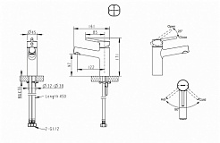 Promo Смеситель для раковины Palace F1172217CP-RUS – фотография-2