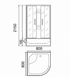 Parly Душевая кабина FQ81 – фотография-6