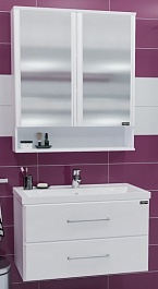 СанТа Мебель для ванной Омега 80 Фостер подвесная – фотография-1