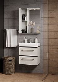 Акватон Зеркальный шкаф Ронда Pro 55 дуб соммерсет – фотография-5