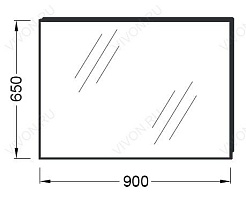 Jacob Delafon Мебель для ванной "Ove 90" светлое дерево – фотография-2