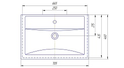 Corozo Тумба с раковиной Мирэль 70 – фотография-4