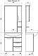 ASB-Mebel Тумба с раковиной Мессина 70/3 – картинка-14