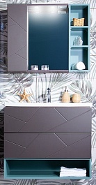 Бриклаер Мебель для ванной Кристалл 80 1 – фотография-1