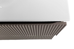 BelBagno Тумба с раковиной Uno 100 подвесная Бежевый матовый с раковиной BB-8099-100 – фотография-6