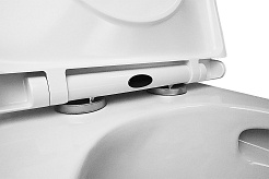 Azario Унитаз-моноблок Scala AZ-8101 безободковый с бачком с сиденьем микролифт белый – фотография-15