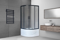Royal Bath Душевой уголок RB 100BK-T-BL 100х100х200 – фотография-2