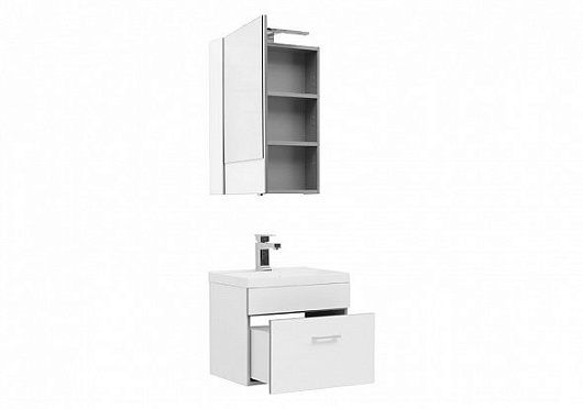 Aquanet Мебель для ванной Верона 50 белая – фотография-2