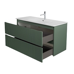 BelBagno Тумба с раковиной Uno 120 подвесная Еловый матовый с раковиной BB-8099-120 – фотография-6