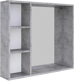 Onika Зеркальный шкаф Девис 80.00У бетон чикаго – фотография-1