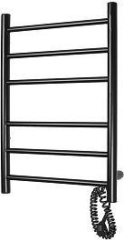 Domoterm Полотенцесушитель электрический Аврора DMT 109-6 40x60 ЧРН EK R черный – фотография-2