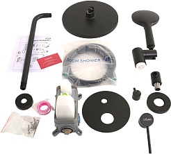 Cezares Душевая система RELAX-DSET-NOP черный матовый – фотография-7