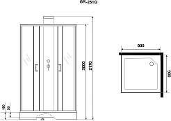 Grossman Душевая кабина 90x90 GR-251Q – фотография-5