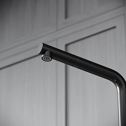 Sancos Смеситель для кухни Spin черный матовый SC4015MB – фотография-2