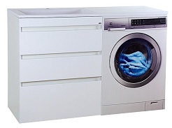 Misty Мебель для ванной Фостер 130 L, 3 ящика – фотография-9