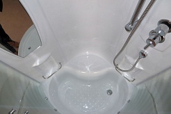 Royal Bath Душевая кабина NRW RB 100NRW-C-CH 100x100 стекло матовое профиль хром – фотография-3