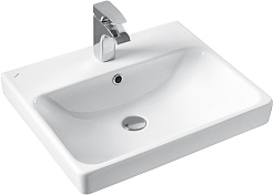 Акватон Тумба с раковиной Сканди Doors 55 белая/дуб рустикальный – фотография-9