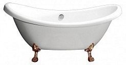 BelBagno Акриловая ванна BB05-BRN, ножки BB-LEG-LION-BRN – фотография-1