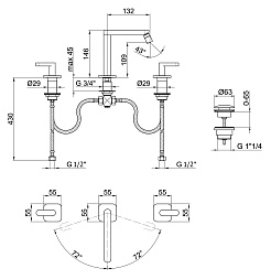 Webert Смеситель для биде Living LV710502015 – фотография-2