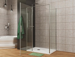 Allen Brau Душевой уголок Priority 100x80 3.31004.00/3.31013.00 хром – фотография-2