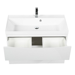 BelBagno Тумба под раковину Marino-H60 80 подвесная Bianco Lucido – фотография-3