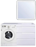 Style Line Мебель для ванной Даллас 140 R Люкс Plus белая