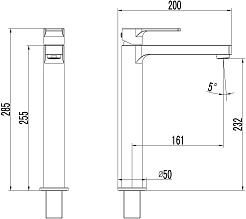 Lemark Смеситель для раковины чаши Plus Grace LM1509C хром – фотография-2