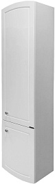 Comforty Шкаф пенал Палини 42 R подвесной белый – фотография-1