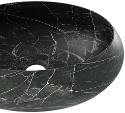Teymi Раковина накладная Laina 48.5 T51304 черный мрамор – фотография-4