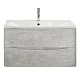 BelBagno Тумба с раковиной Acqua 100 подвесная Cemento Verona Grigio – фотография-13