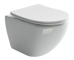 Ceramicanova Подвесной унитаз Metropol Rimless CN4002 белый – фотография-1