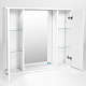 Viant Зеркальный шкаф Милан 80 белый – фотография-9