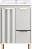 Brevita Тумба с раковиной Risacca Crema 60 серая