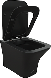 Ceruttispa Унитаз подвесной Vettore Aria MB CT7506 черный матовый – фотография-2